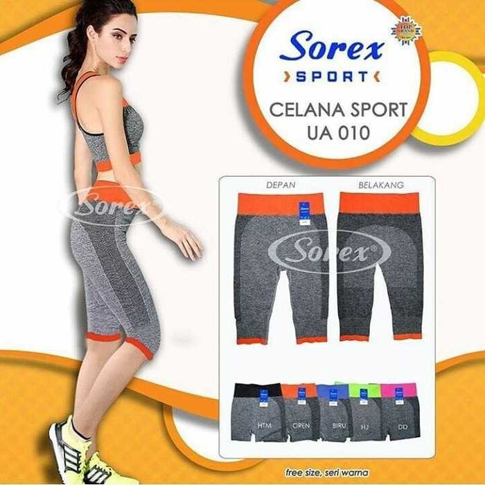 Celana Pendek Legging 3/4 Sport Gym Fitness Yoga Sorex UA010 Ningrat Collection