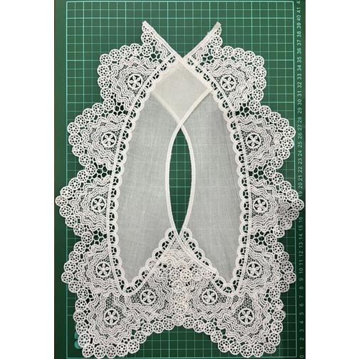 Kerah Jahit, Renda Kerah, Kerah Lebar, Collar Impor