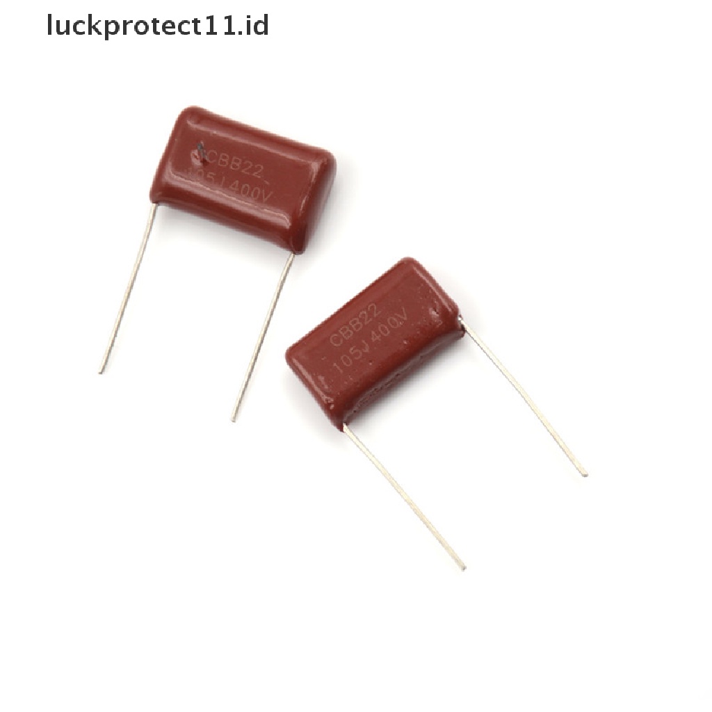 //HG&amp;ID// 10pcs LED Bulb CBB22 Capacitor 400V 105J 1uF 400V/105J Pitch 20mm .