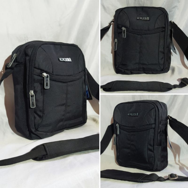 Tas Selempang - travel pouch ukuran 9 inch - EXIST 49216 - 49220 - 49222 original produk lokal berkualitas