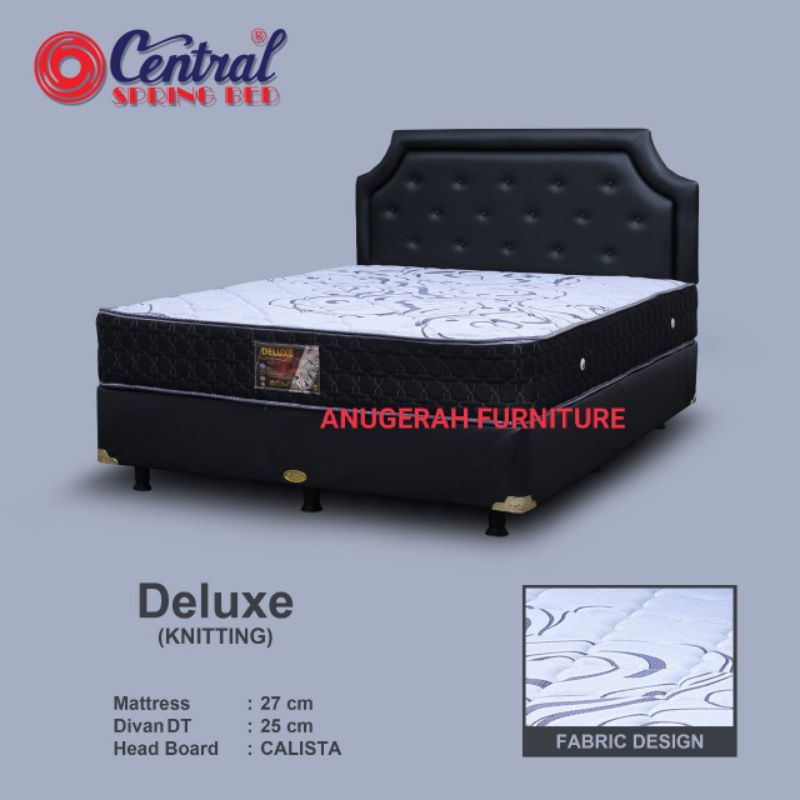Central Spring Bed Deluxe Full Set 90/ 100/ 120/ 140/ 160/ 180/ 200