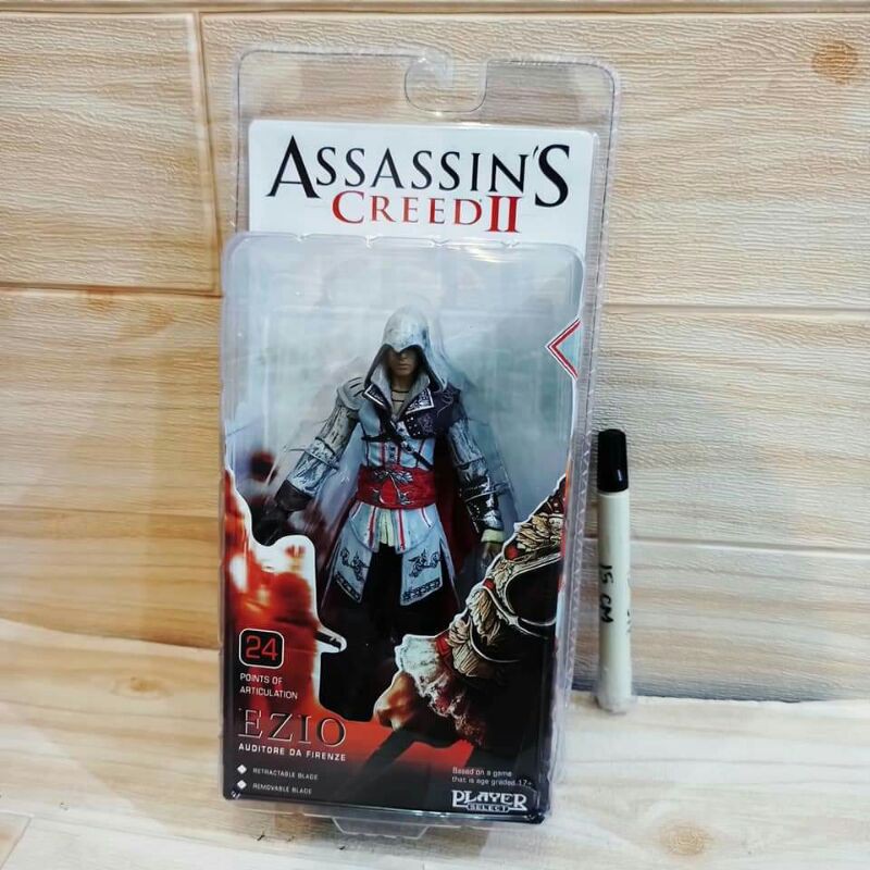 mainan action figureneca ezio auditore de firenzeassassins creed revelationsby necatinggi sekitar 7