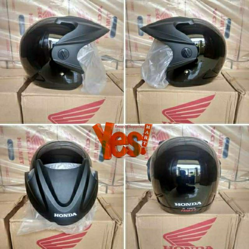 Terlaris Helm Motor Honda Half Face Trx-3 / Hmj-1 Original Ahm Sni
