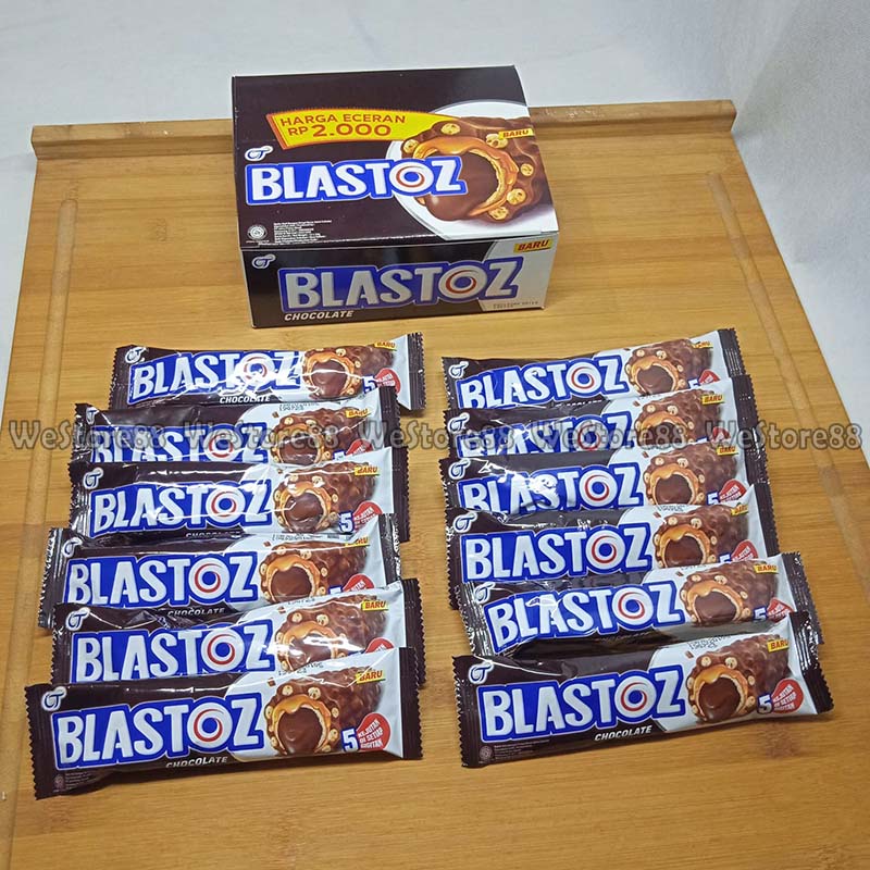 

Wafer Tango Roll Blastoz Chocolate 24gr 1box (12pcs) WEO OT2722