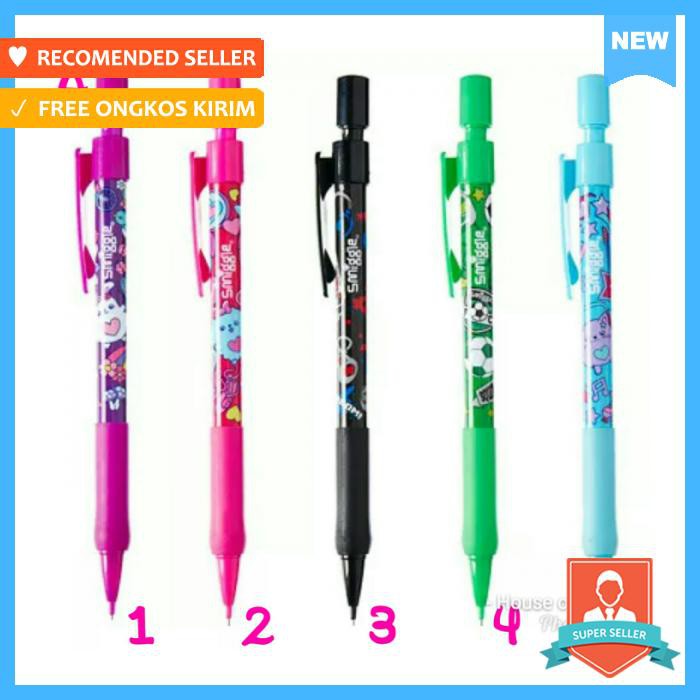 

Pensil - Smiggle Squad Mechanical Pencil Mekanik Smiggle - Alat Tulis