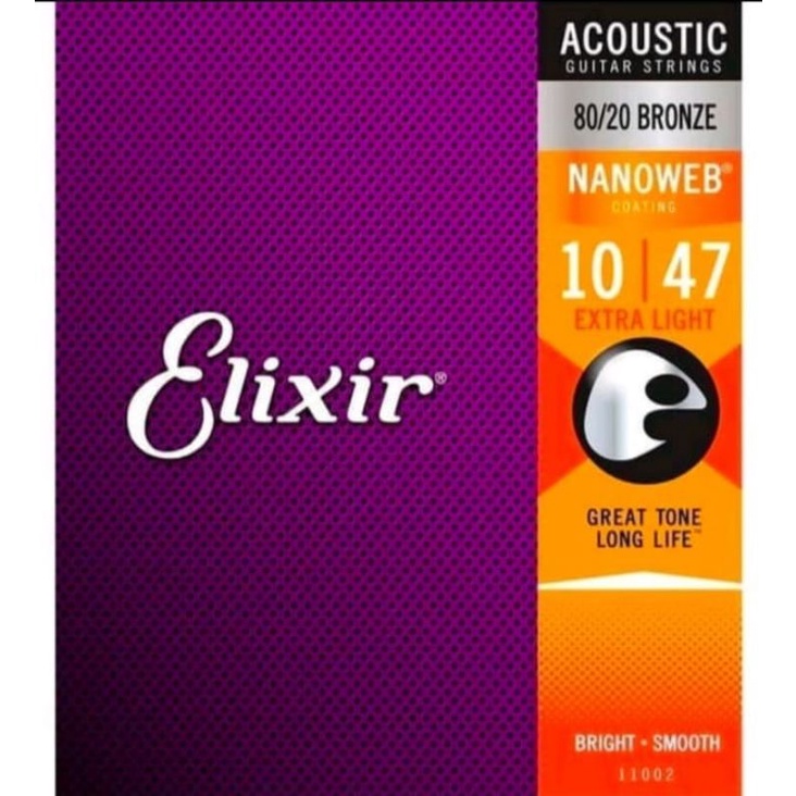 SENAR GITAR ELIXIR AKUSTIK 010 BRONZE