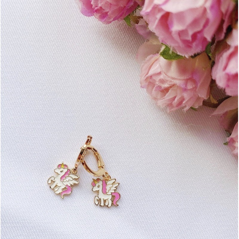 Anting Anak Unicorn Lapis Emas