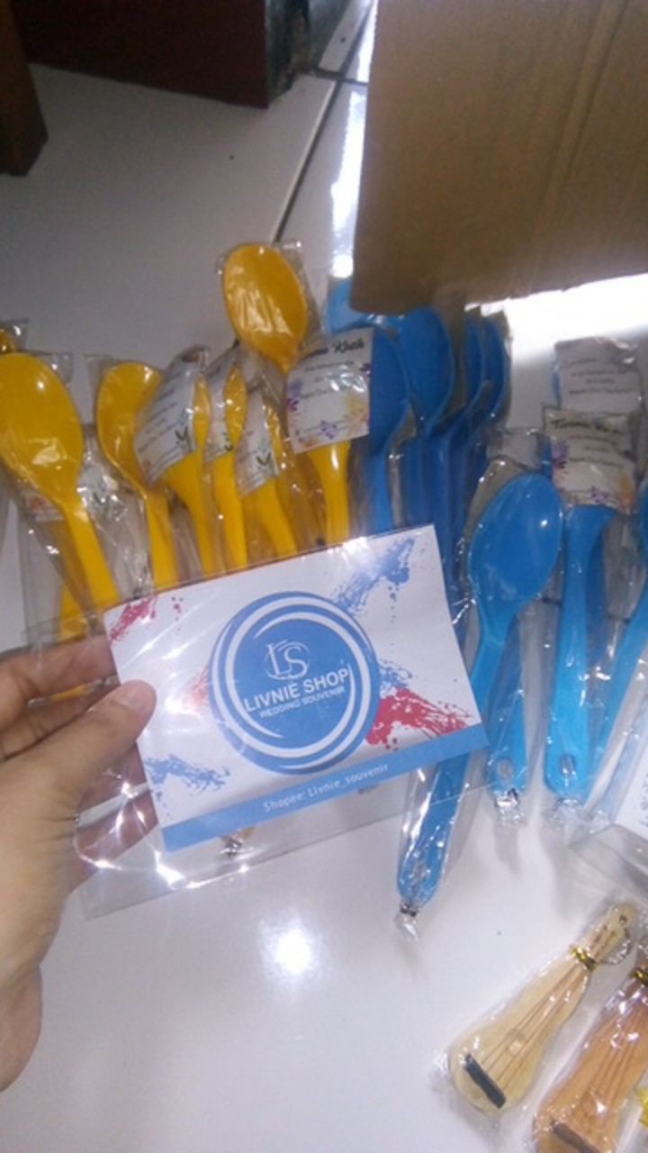 Sendok Melamin Warna  Plastik Free Kut