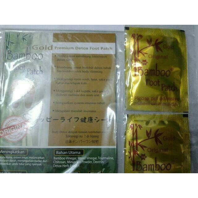 KOYO BAMBOO FOOT PATCH GOLD