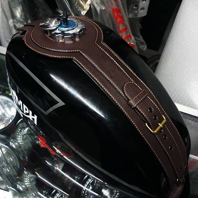 Klasikuy - List tanki cover tangki motor custom tangki tengah tas motor - 09