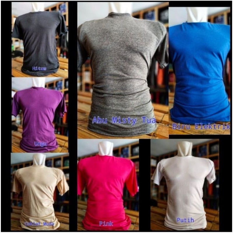 [COD] Kaos Polos Cotton Comed 30s | Kaos Oblong Premium S - XXL | Baju Kaos Distro Dalaman Olahraga | Baju Basic Bahan