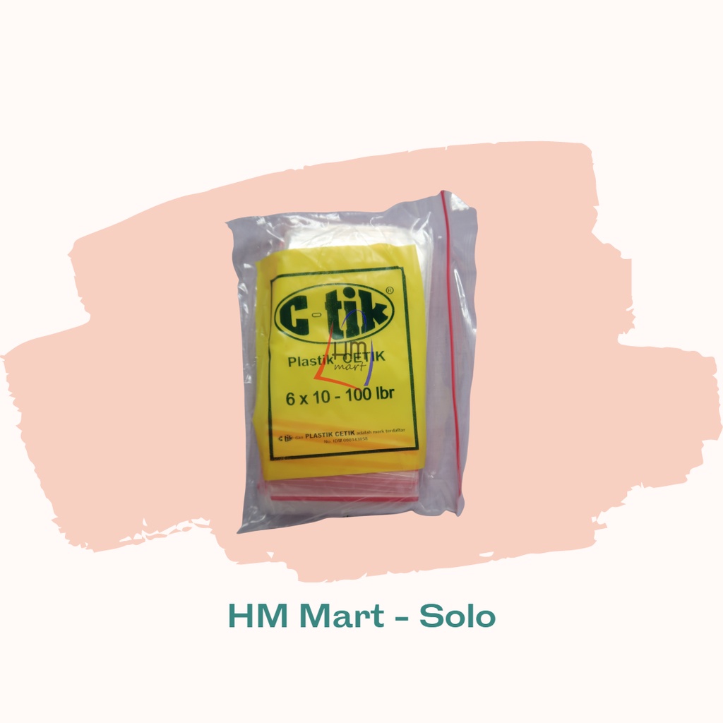 Plastik Klip Tebal Cetik / Ctik 6x10