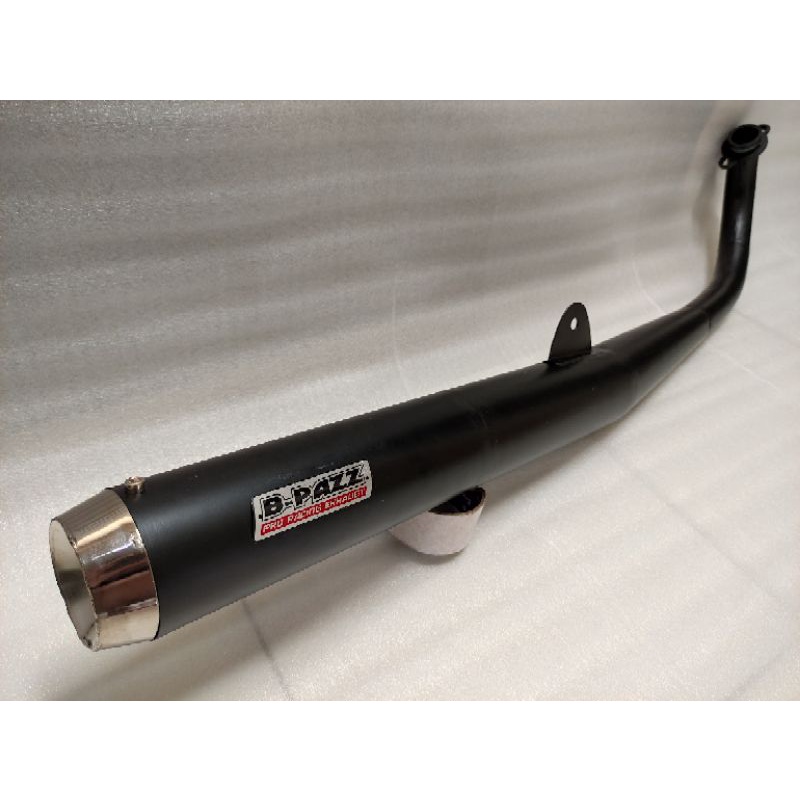 Knalpot RX King Standar Racing Bpazz Super Garing B-pazz hitam dop tutup croom // istimewa suara gar