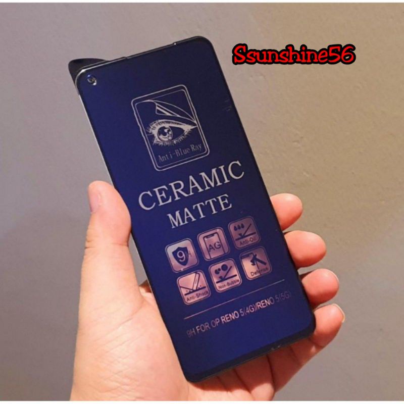 Tg Ceramik Matte Blue Realme 8 Realme 8 5G Realme 5 Realme 51 Realme 9 pro Realme 9i Realme X9 Realm
