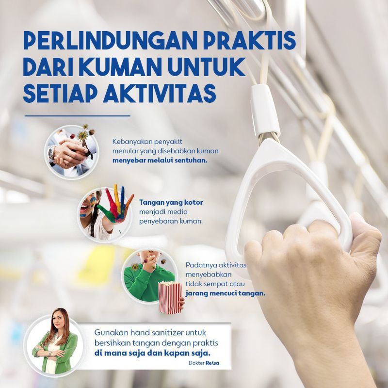 Dettol Hand Sanitizer 50ML x 4 Botol [ Tutup Ulir ]