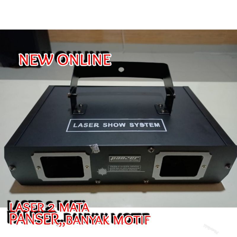 LASER 2 MATA FULL COLOUR RGBW MOTIF LEBIH BANYAK MERK PANZER