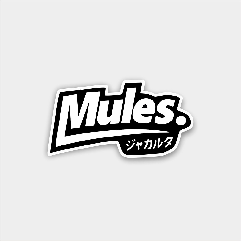 

Stiker brand/stiker distro/stiker graftac Mules anti air