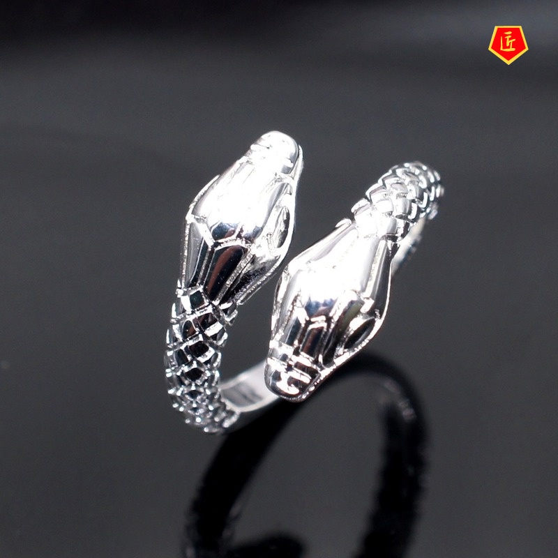 [Ready Stock]S925 Silver Minimalist Creative Animal Ring