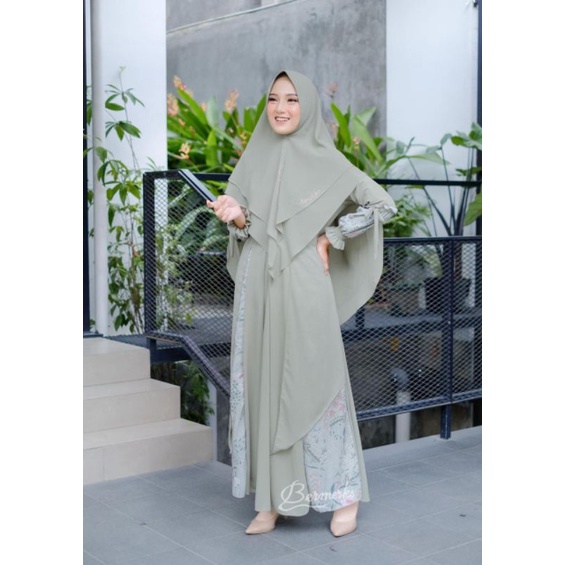 ORI BERMERKS Gamis syar'i jumbo Marwah mayra