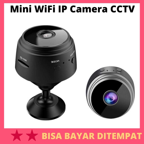 Mini WiFi IP Camera CCTV Wide Angle 1080P / Kamera Camera Cctv iP Pengintai Mini Kecil Rahasia Terse