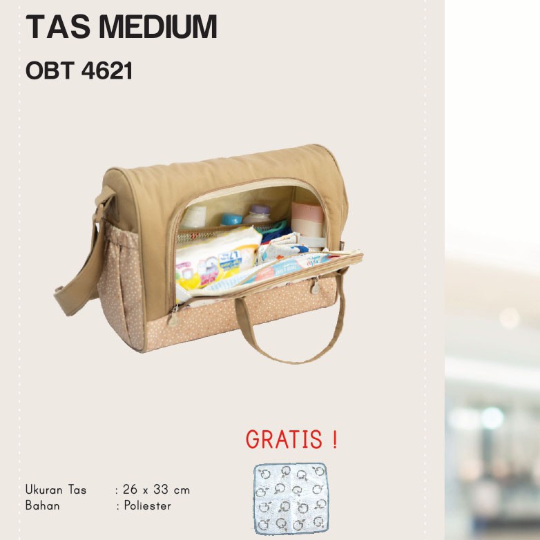 Omiland Tas Bayi Medium  Feather Series (OBT4621)