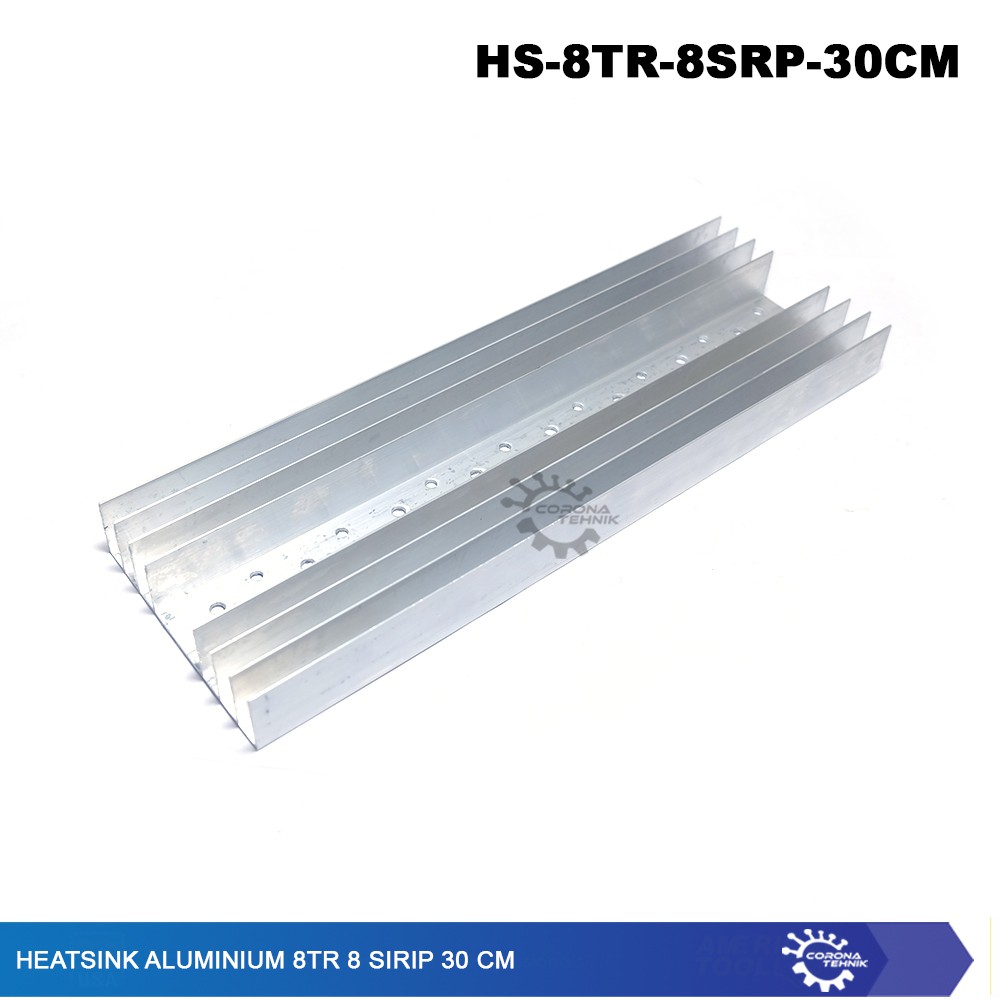 8TR 8 Sirip 30 cm Heatsink Aluminium