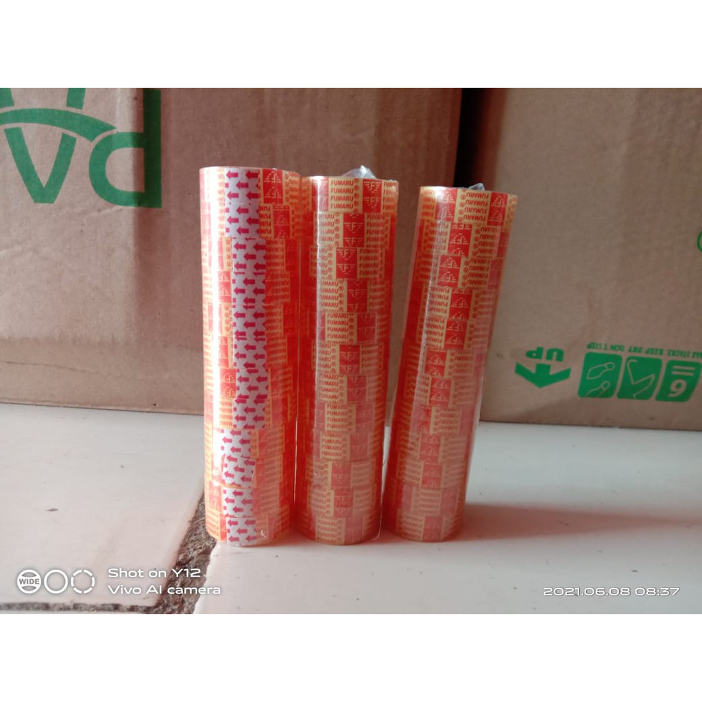 

Promo Solasi Kado 12 mm/12 pcs Isolasi Solatip Selotip Isolatip Solasiban Bening Kecil Mini