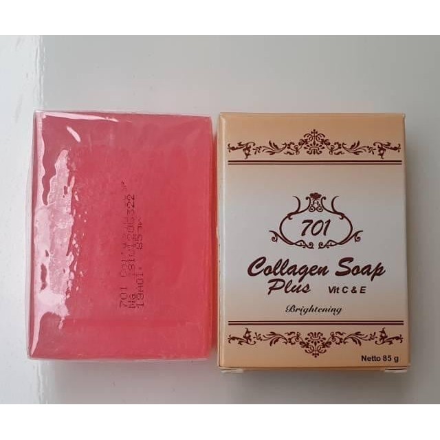 Sabun Collagen Plus Vitamin E 701 Original - Colagen Facial Soap Sabun Wajah Kolagen