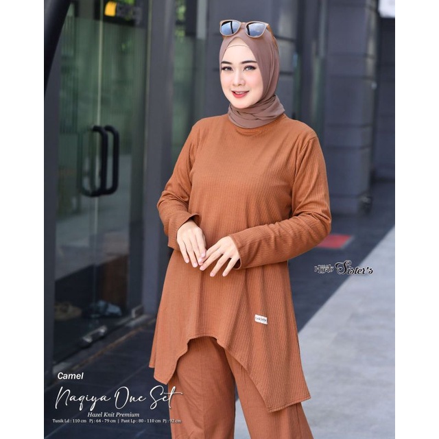 Naqiya one set hazel knite premium