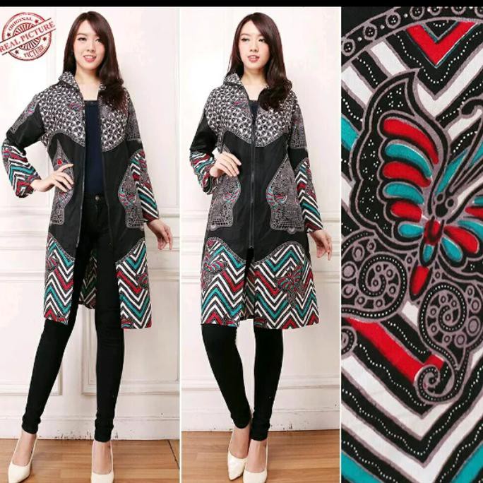 ARAFAH JUMBO BLAZER SLETING BATIK TRENDI