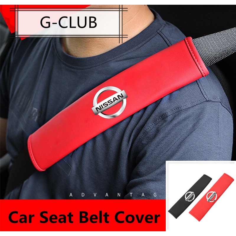 G-club Cover Sabuk Pengaman Mobil Universal Bahan Kulit Untuk Nissan