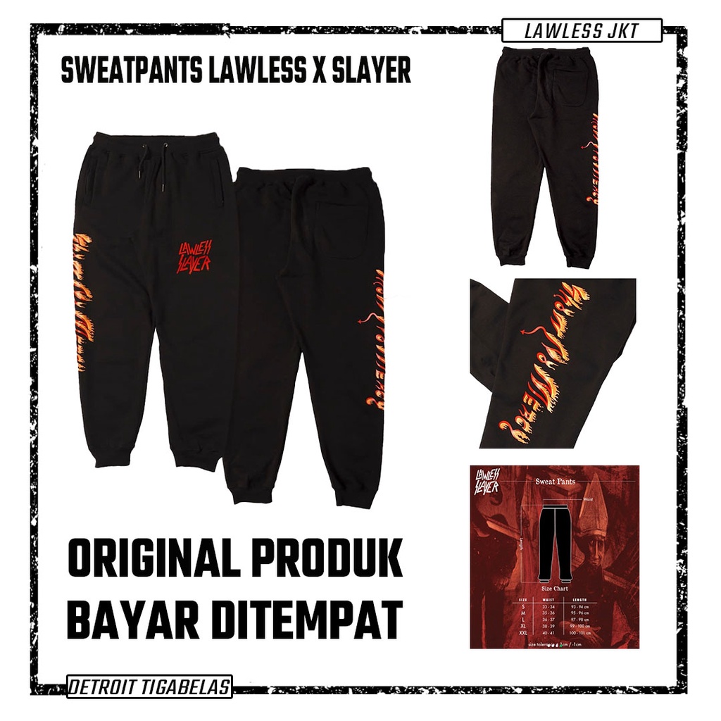 LAWLESS X SLAYER SWEATPANTS