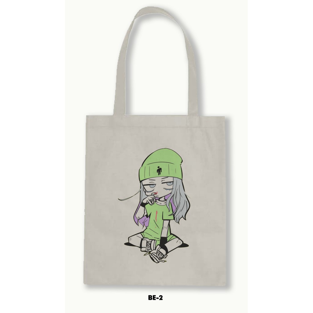 TOTE BAG BLACU - BILLIE EILISH