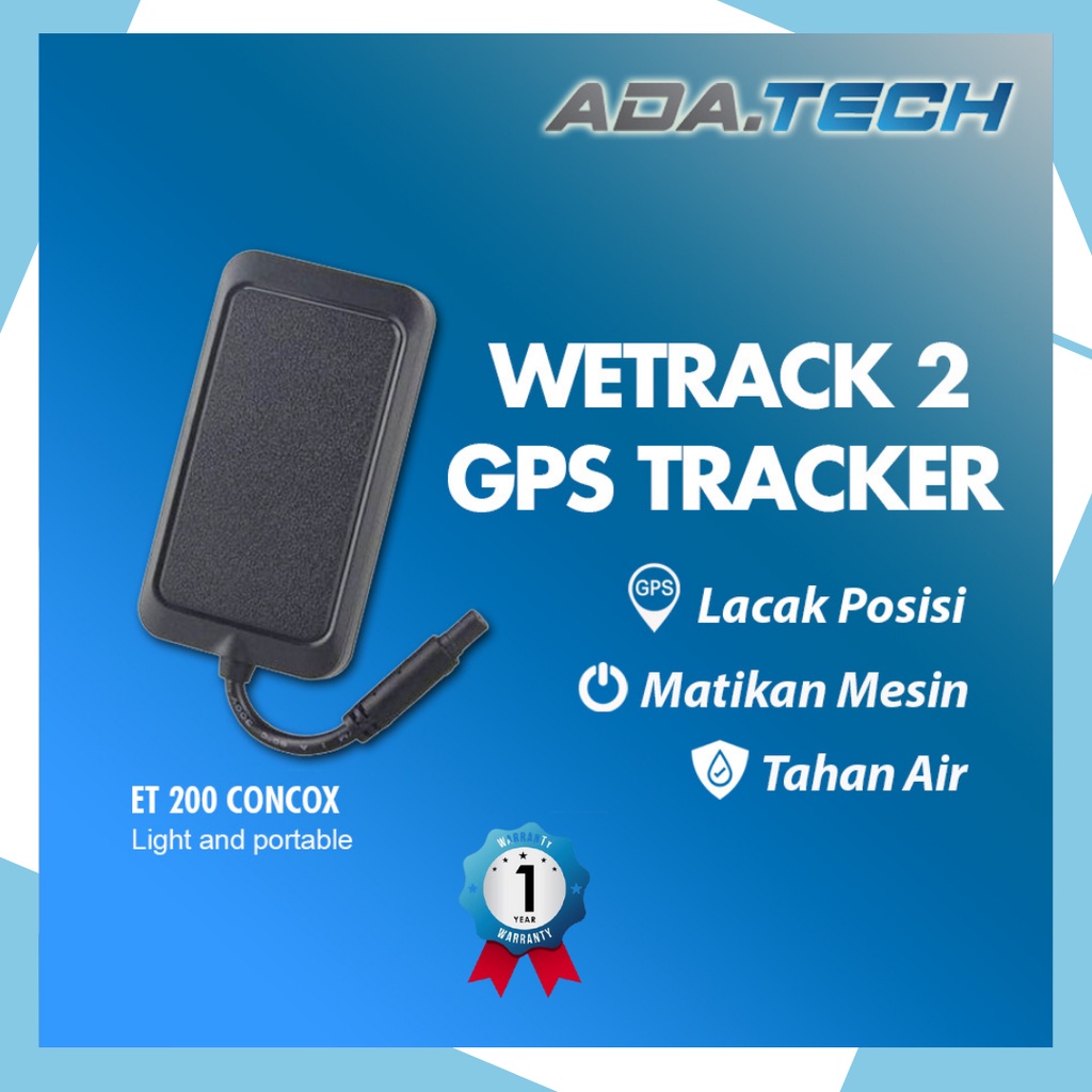 Concox Gps Tracker Wetrack 2 (ET200) Original Mobil Motor Anti Maling