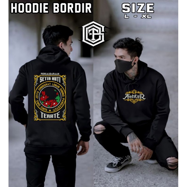 HOODIE PSHT TERATE FULL BORDIR-HOODIE SH TERATE-HOODIE TERATE KEKINIAN-HOODIE PSHT TERBARU