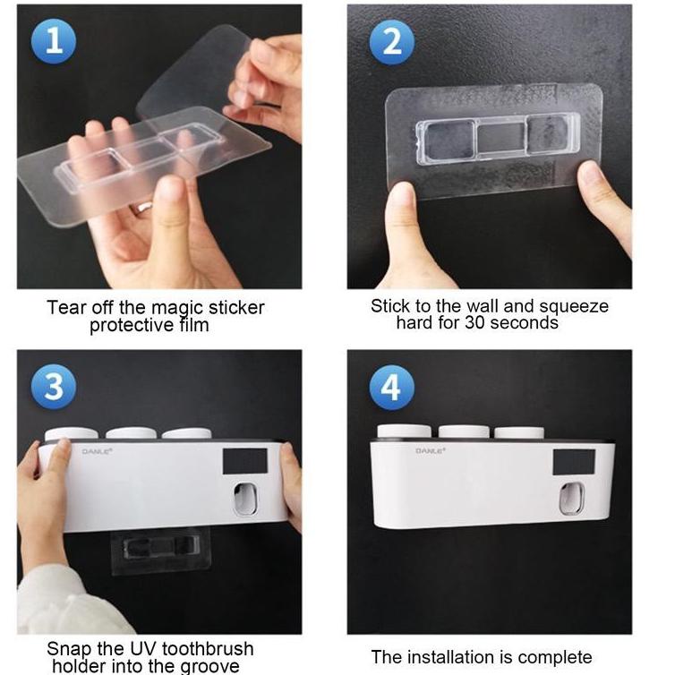SMART TOOTHB STERILIZER | TEMPAT STERIL SIKAT GIGI OTOMATIS | DISPENSER ODOL UV OTOMATIS Z44U