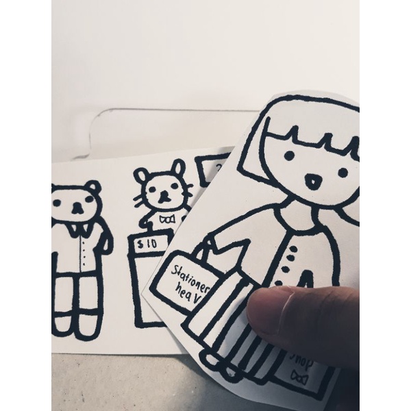 

Warm hugs Big sticker #4 -Shopping series-