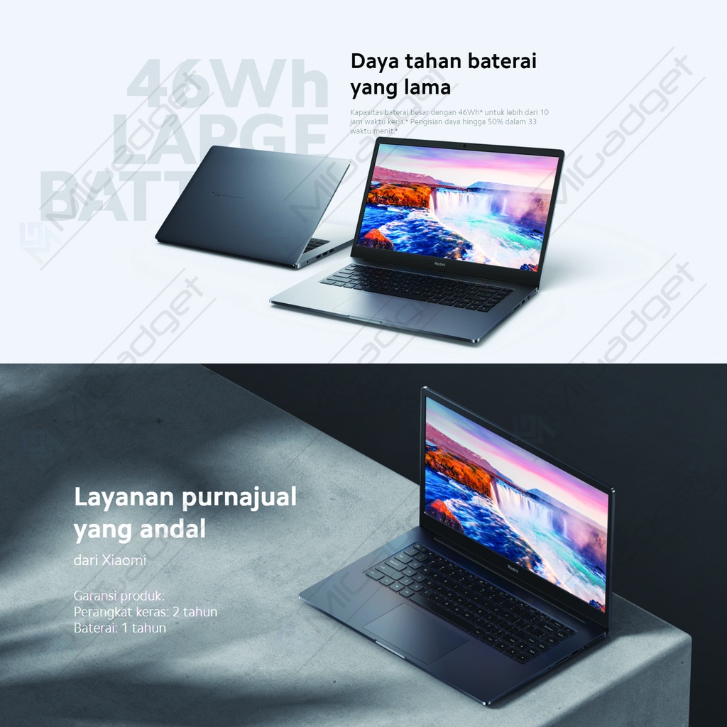 Redmibook Redmi Book 15 Core i3-1115G4 8GB RAM 256/512GB SSD Garansi Resmi