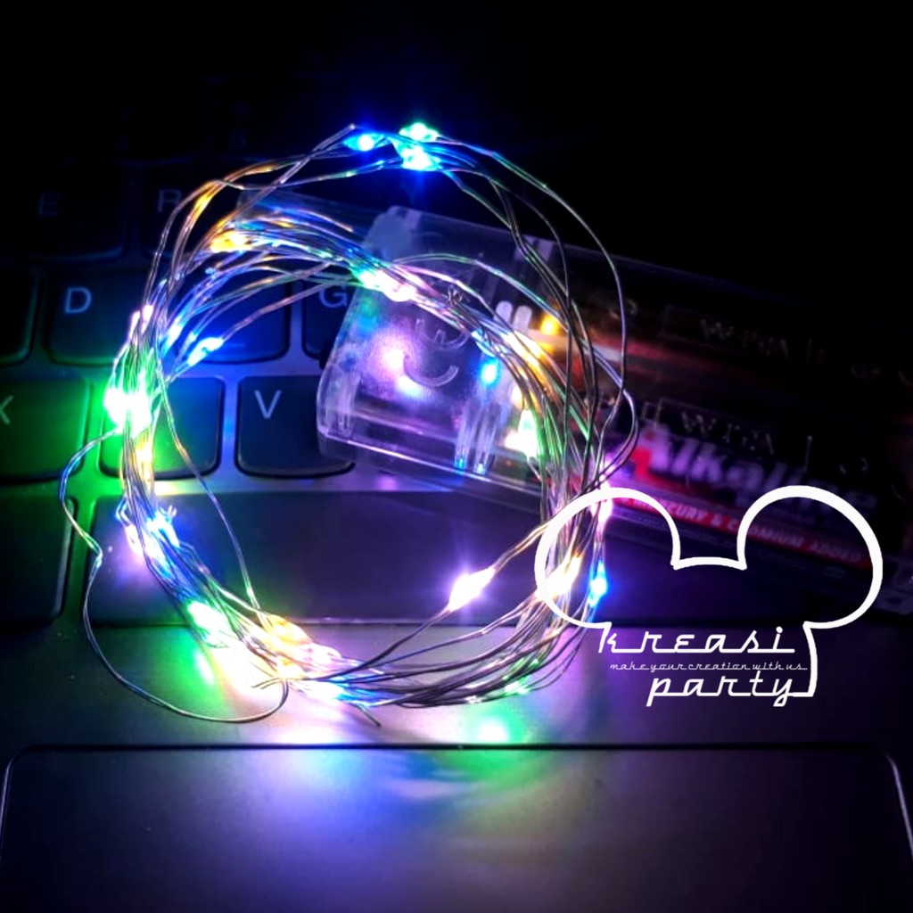 Lampu Tumblr Kawat Rainbow Lampu Hias LED Baterai Lampu Tumblr Kawat Rainbow Lampu Hias LED Baterai