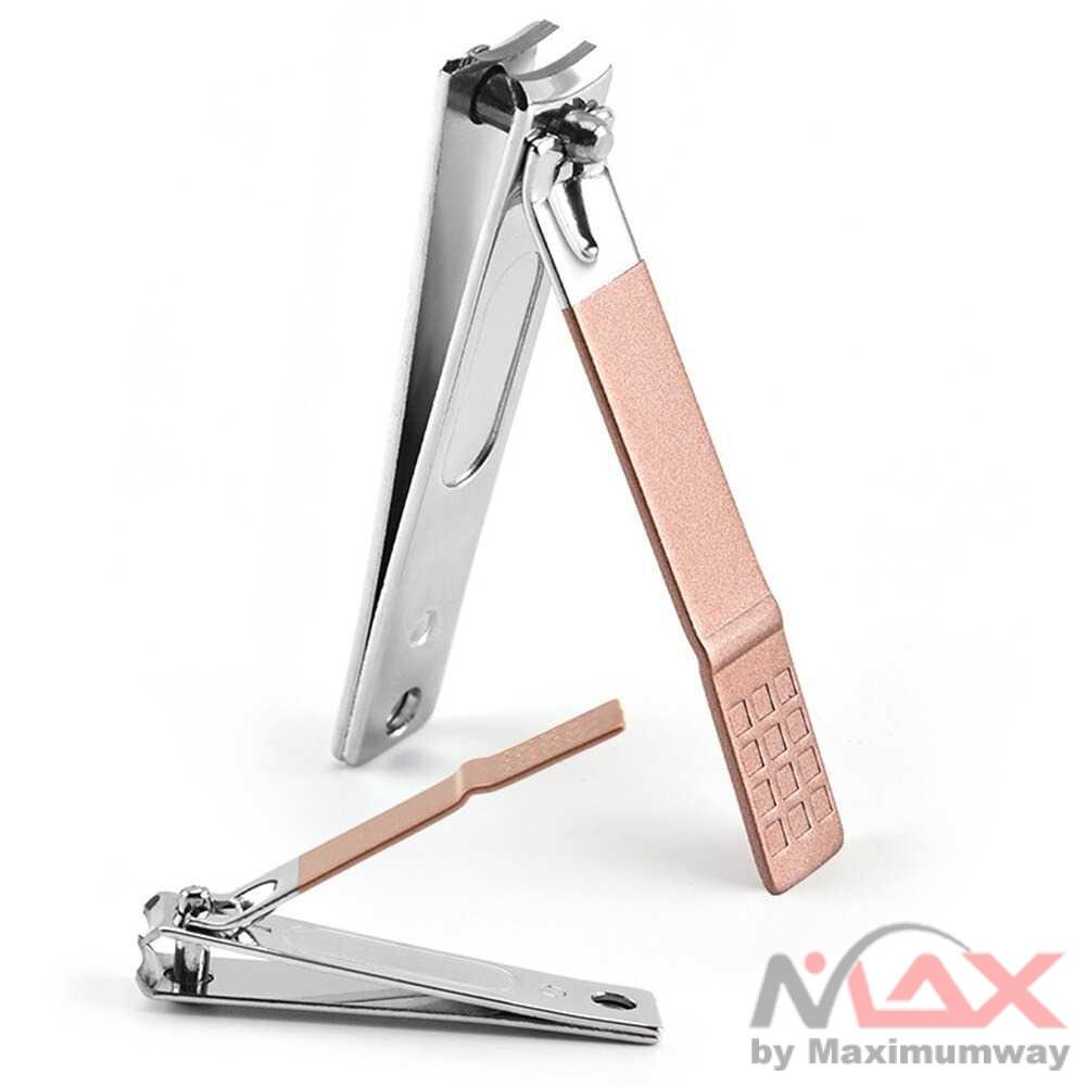 Gunting Kuku + Pinset + Kikir + Gunting alis, PROFESIONAL Paket Nail Art Set Gunting Kuku Manicure Pedicure 4 PCS Premium Quality 555 777 New 4pcs/Set Rose Gold Color Stainless Steel Manicure set Professional nail clipper Kit of Pedicure Trimmer Cutters