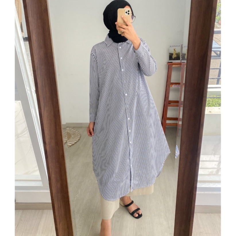 ALYA MIDI DRESS - dres murah / gamis murah / dres muslim / casual dres / dres cantik