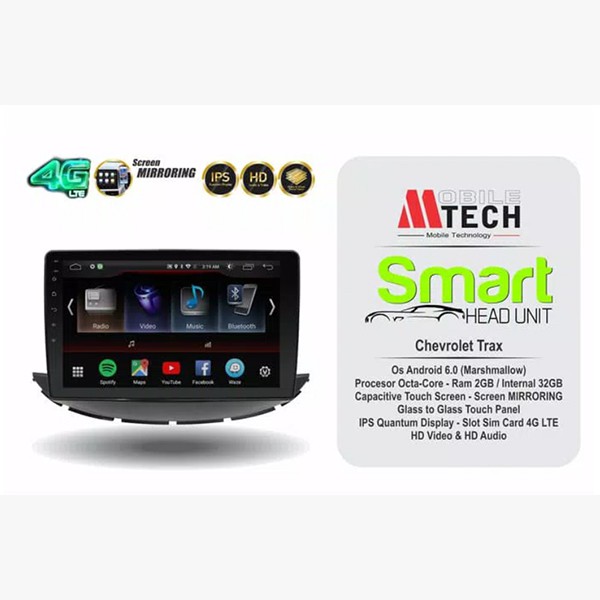 Mtech Head Unit Android Chevrolet Trax Mobil