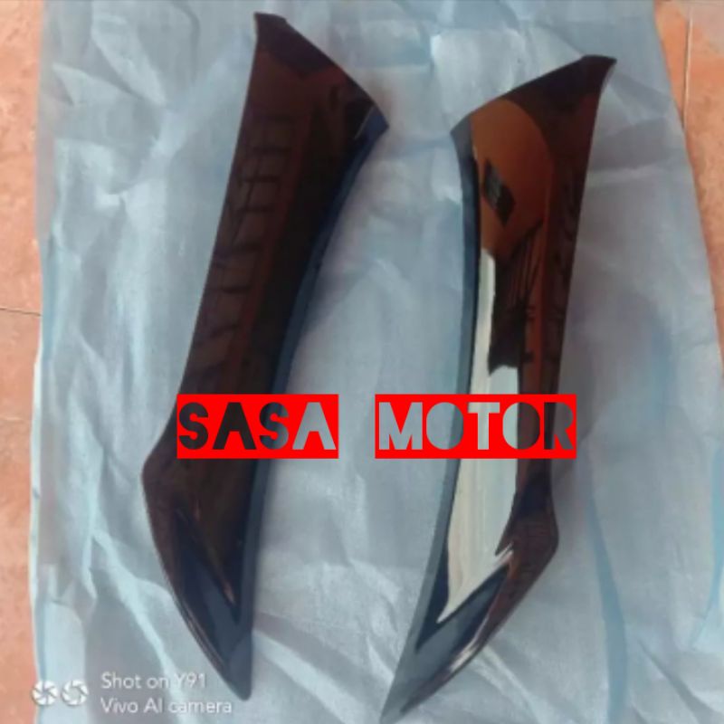 sayap luar Honda Supra x 125 old hitam/balokan sayap Supra x 125 lama hitam/tebeng sayap luar Supra
