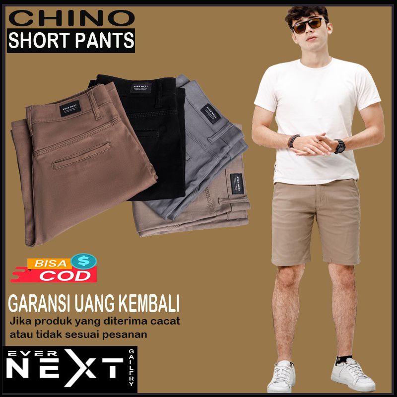 Celana pendek casual slimfit CINO pria BIG SIZE 30 32 34 36 38 short pants Chino santai kerja kantoran chinos pendek tamasya cowok kasual chinos laki laki formal kualitas distro pria terbaru branded