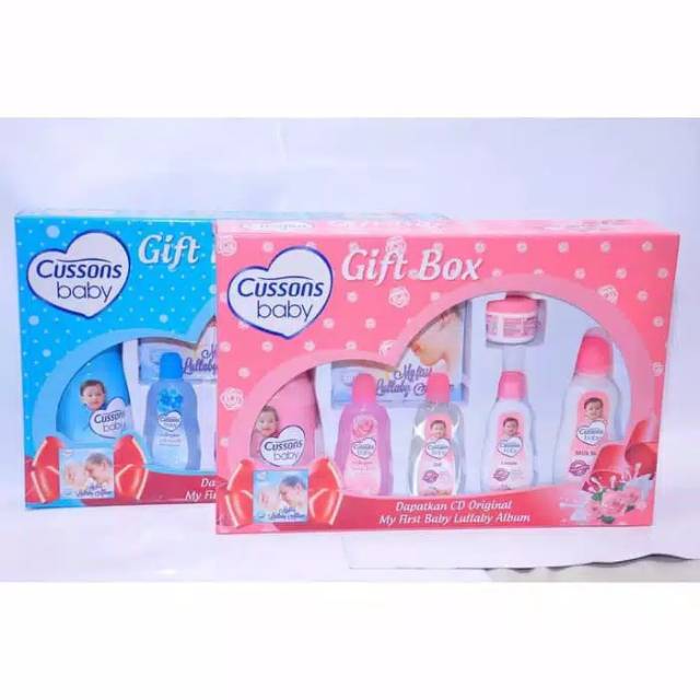 CUSSONS BABY GIFT BOX-CUSSONS BOX SET-KADO PERAWATAN KULIT DAN RAMBUT CUSSONS BABY BOX