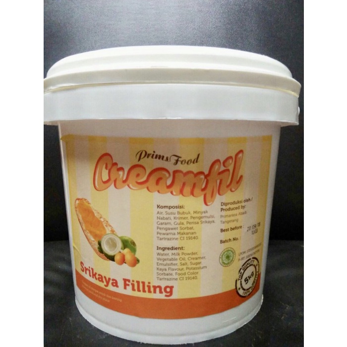 

SELAI- CREAMFIL SRIKAYA ISIAN FLA ROTI SARIKAYA -SELAI.
