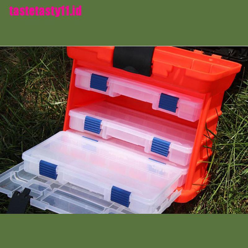 【TTID】5 Layer PP+ABS Big Fishing Tackle Box High Quality Plastic Handle Fishing