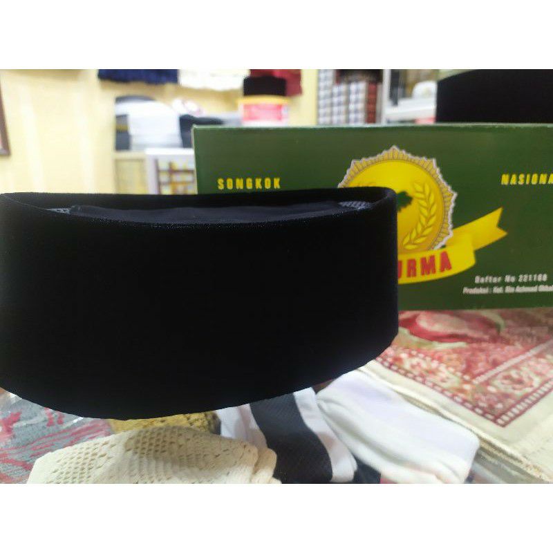 Peci Padi Kurma songkok Nasional tinggi 9cm dan 10cm