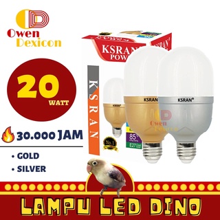 Lampu Led 20w KSRAN POWER DINO Jumbo / Led Kapsul Bohlam Bulb 20 watt Premium Murah Super Terang / Led Tabung Unik