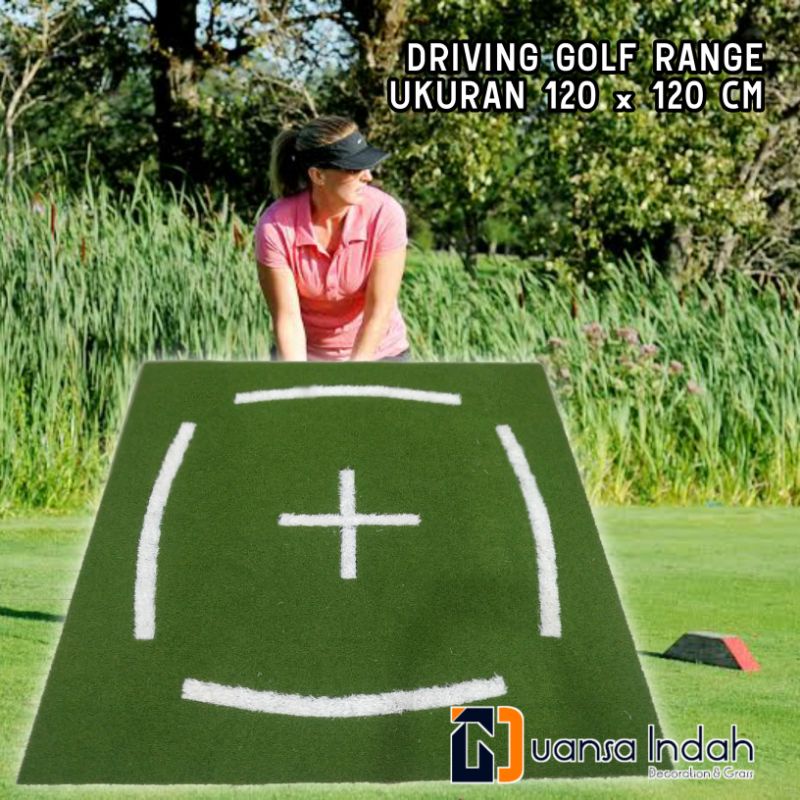 matras driving golf range ukuran 120 x 120 cm